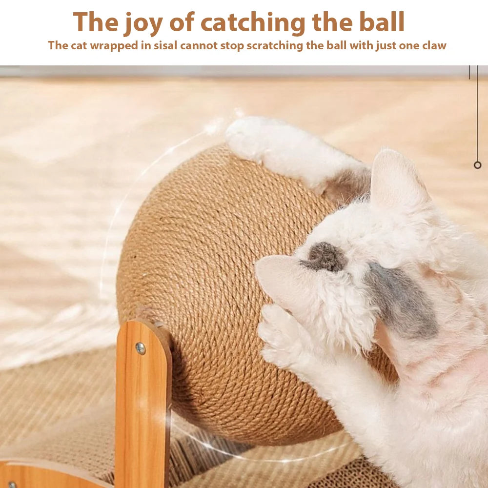 Cat Scratching Ball