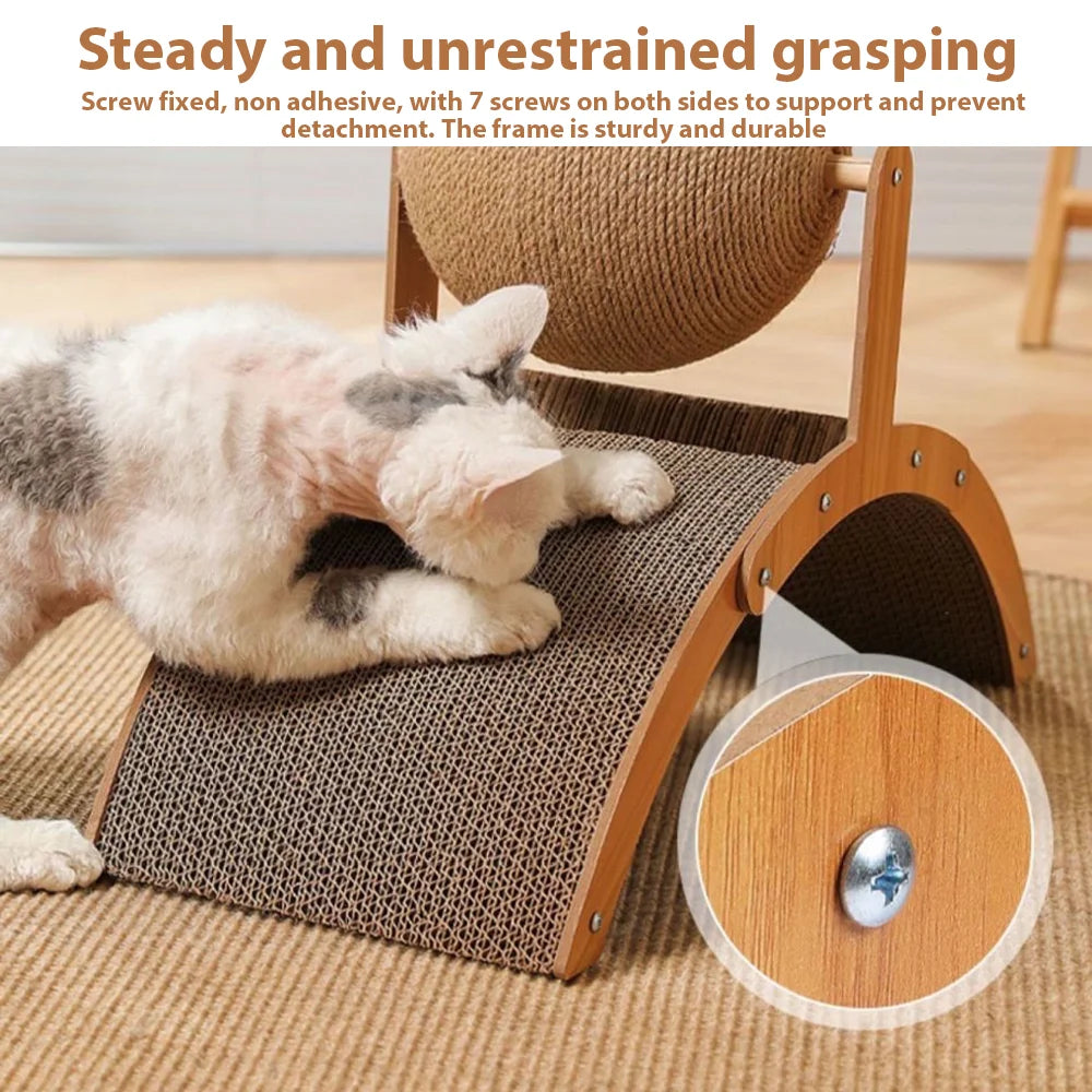 Cat Scratching Ball