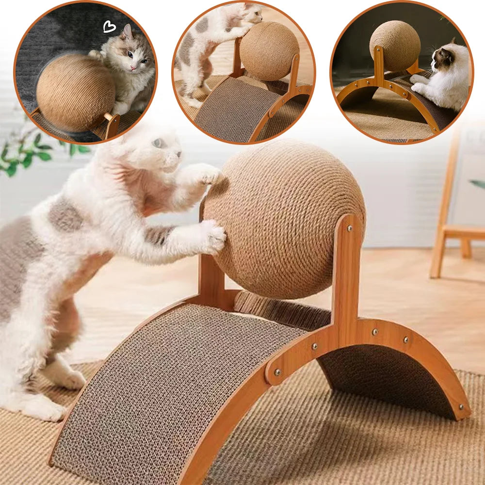 Cat Scratching Ball