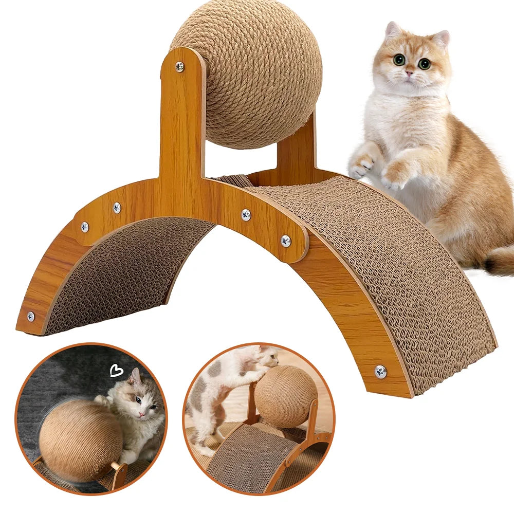 Cat Scratching Ball